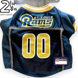 🟢[NFL] NWT St. Louis Rams Pup Jersey